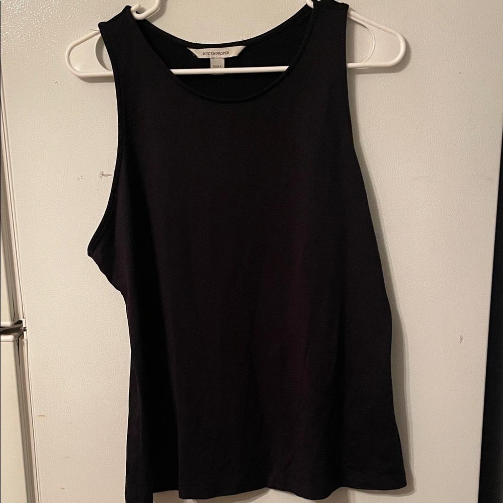 Boston Proper Large Black Tee